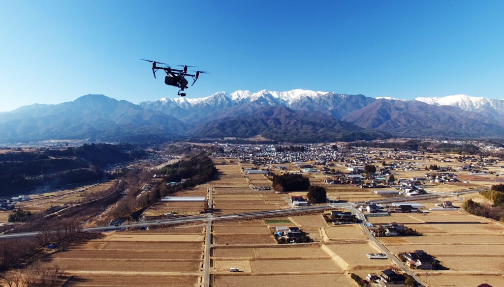 ドローン撮影飯島町